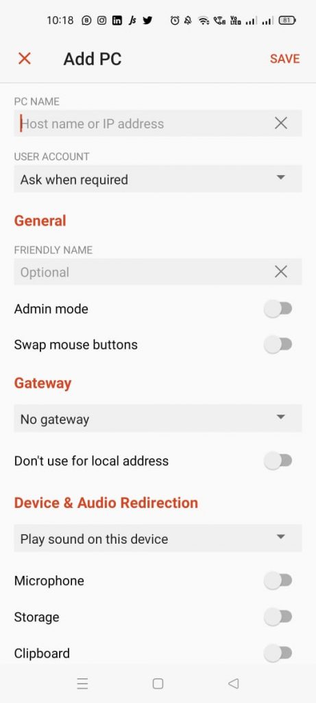 how to connect to RDP on Android 