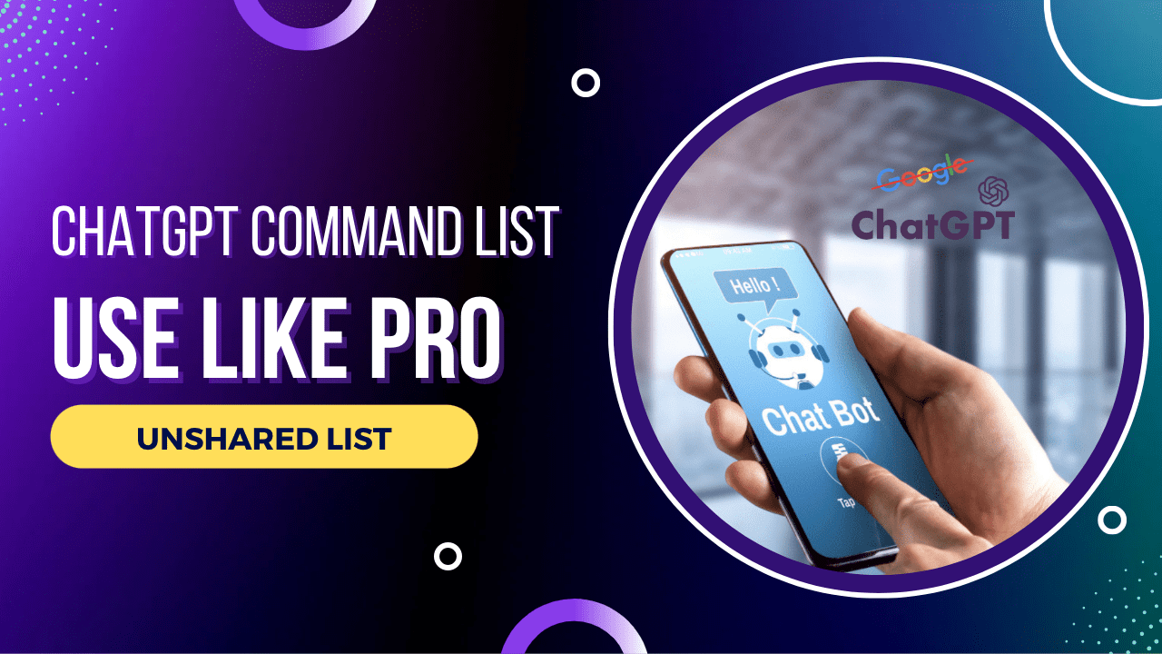 Chat GPT Command Prompt List